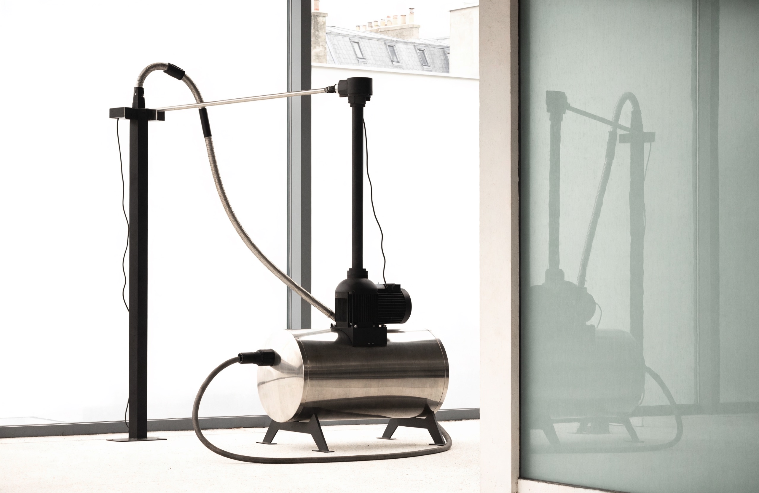 Matériel d'hydrocurage haute pression utilisé par Curage Egout sur un chantier
